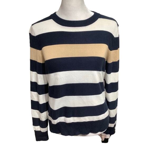 Brooks Brother Red Fleece Sweaters - Brooks Brothers Red Fleece Striped Cotton Sweater S - Preppy, Classic, Nautical